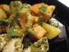 Pesto Marinated Chicken With Roasted Vegetables. Recipe by keeney
