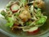 Spicy Noodles With Ginger-Garlic Shrimp and Wasabi Sauce. Recipe by Robyn's Cookin'