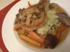 Cider Braised Pork Chops With Heaven and Earth. Recipe by Jana Steinhagen