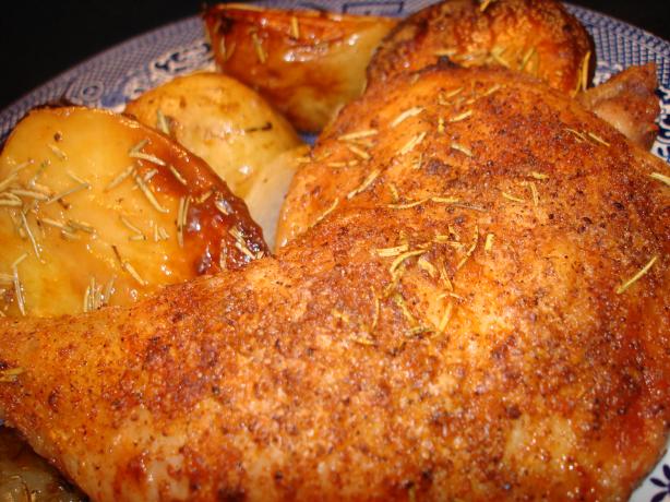 Italian Oven-Roasted Chicken and Potatoes. Photo by Vicki in CT