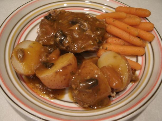 America's Test Kitchen Slow Cooker Beef Burgundy. Photo by Catnip46