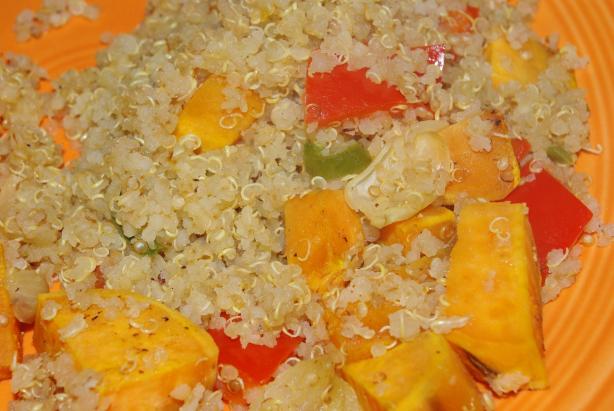 Quinoa, Sweet Potato and Peppers. Photo by Linky