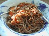 Simple Soba Noodle Salad. Photo by Kumquat the Cat's friend