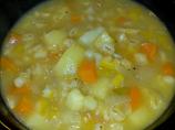 Warming Barley and Vegetable Soup. Photo by Shuzbud