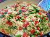 Orzo With Roasted Red Peppers & Asparagus. Recipe by Kozmic Blues