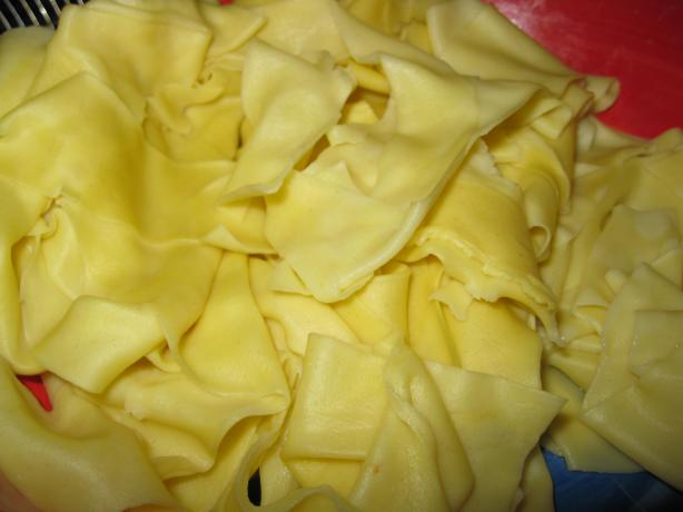 Homemade Egg Noodles. Photo by Ice Cool Kitty