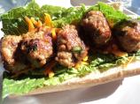 Pork Meatball Banh Mi