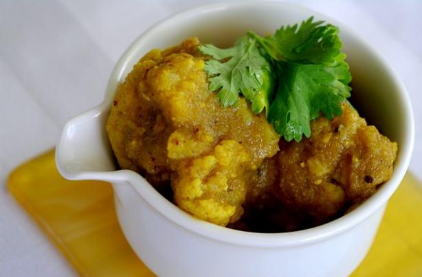 Cauliflower Coconut Curry. Photo by AmandaInOz