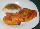 Marinated Chicken Thighs With Tangy Apricot Glaze. Photo by Susie D