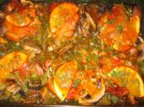 Chicken With Sherry Ala Orange Sauce. Photo by Susie D