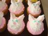 Easter Bunny Cupcakes. Recipe by Julia Lynn