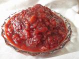 Spicy Cherry and Apple Chutney