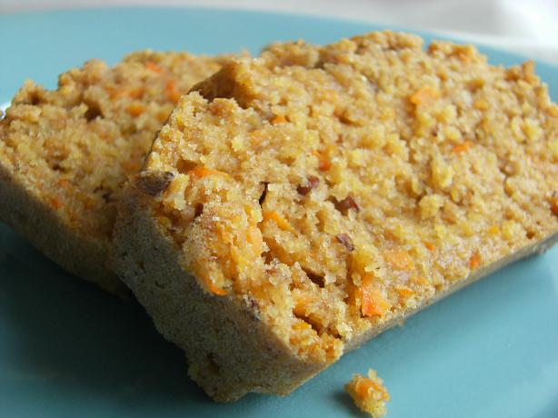 Carrot Cornbread (Vegan). Photo by Lalaloula