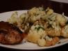 Roasted Cauliflower, Chickpeas, and Olives
