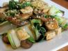 Stir-Fried Shitake Mushrooms With Tofu and Bok Choy. Recipe by Kim Petro