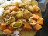 Yellow Curry Chicken and Sweet Potatoes