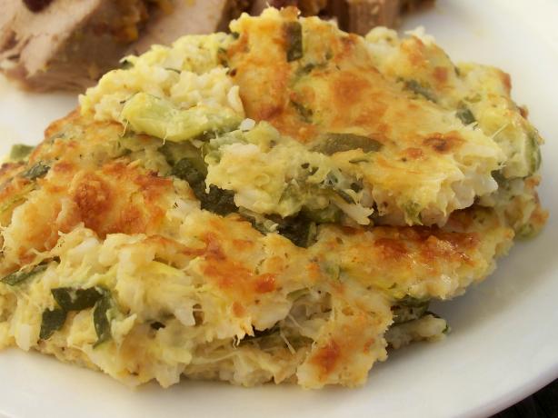 Zucchini Squash-Rice Casserole. Photo by *Parsley*