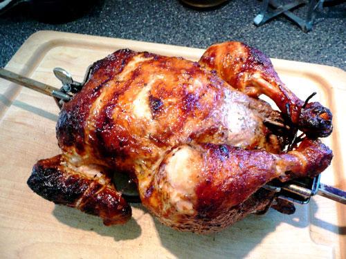 Bea's Swiss Chalet Style Rotisserie Chicken Marinade. Photo by Mikekey