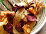 Beetroot, Carrot and Parsnip Chips With Fleur De Sel