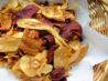 Beetroot, Carrot and Parsnip Chips With Fleur De Sel