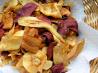 Beetroot, Carrot and Parsnip Chips With Fleur De Sel