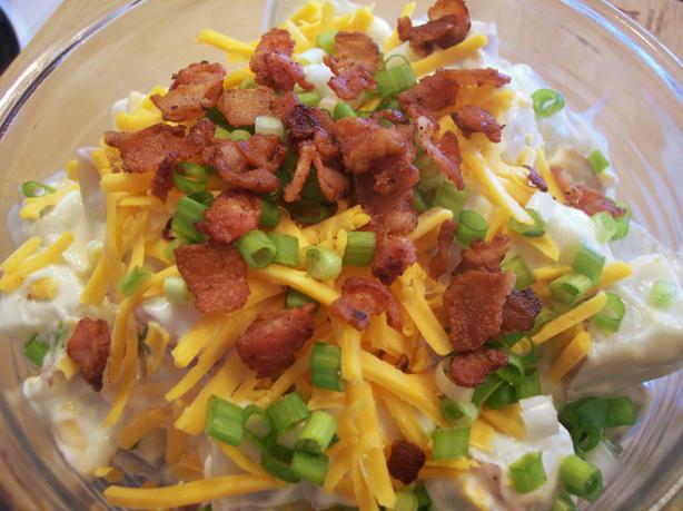 Cheesy Potato Salad. Photo by Nif