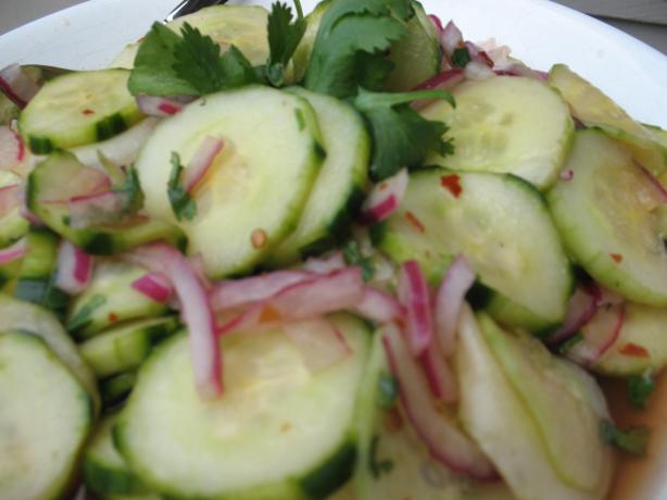 Thai Cucumber Salad. Photo by Chicagoland Chef du Jour