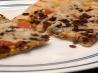 Vegetarian Garlic Hamburger Pizza