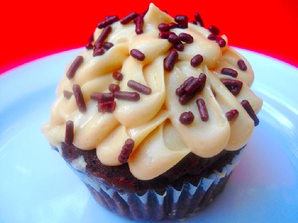 Chocolate Peanut Butter Cupcakes. Photo by Roxanne J.R.