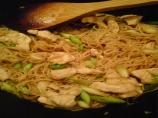 Midweek Chicken, Spring Onion and Noodle Stir Fry