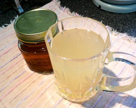 Great Grandma's Hot Honey Lemon Drink. Photo by Mikekey