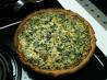 Spinach Ricotta Mushroom Quiche (Lighter)