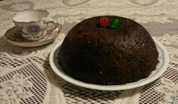 Christmas Plum Pudding. Photo by H A Sallehs
