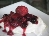 Grapefruit Meringue Nests With Mixed Berries