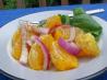 Orange 'n' Red Onion Salad. Recipe by Sydney Mike