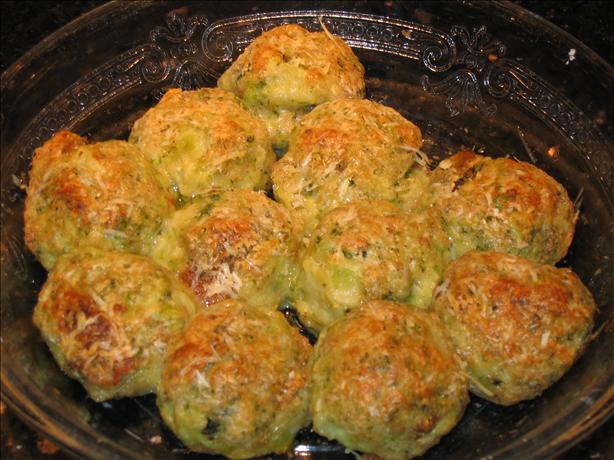 Parmesan Broccoli Balls. Photo by Claire de Luna
