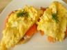 Scrambled Eggs With Dill and Smoked Salmon. Recipe by JackieOhNo!