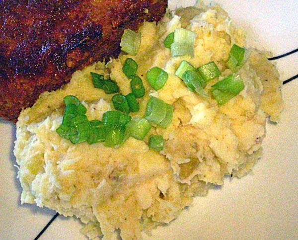 Mashed 'tater's and Parsnips. Photo by Chef Joey Z.