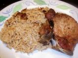 Pork Chop, Onion, and Rice Casserole. Photo by mightyro_cooking4u