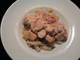 Turkey, Mushroom, Tomato Alfredo
