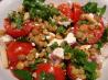 Lentil Feta Salad. Recipe by Katzen