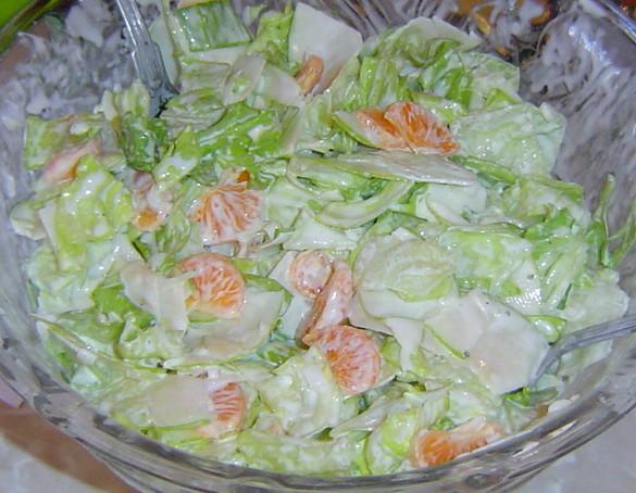Lettuce and Fruit Salad. Photo by DoubletheGarlic