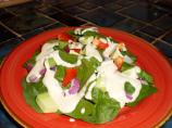 Baby Spinach Salad With Creamy Dijon Dressing