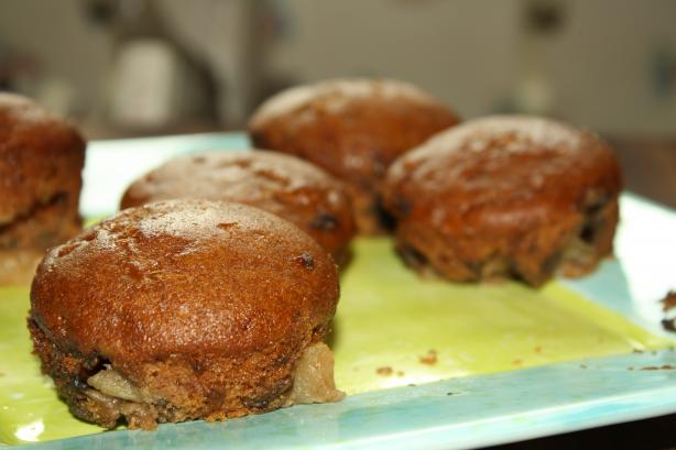 Vegan Apple-Bottomed Gingerbread Muffins. Photo by BB2011
