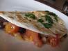 Veggie Quesadilla Triangles. Recipe by Starrynews