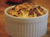 Twice-Baked Goat Cheese Souffl&eacute;s on a Bed of Mixed Greens. Recipe by Adam's Girl