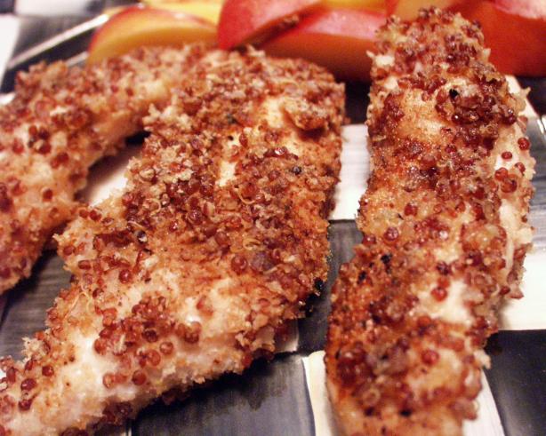 Quinoa Crusted Chicken Fingers. Photo by FLKeysJen