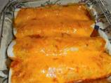 Mashed Potato-Black Bean Enchiladas