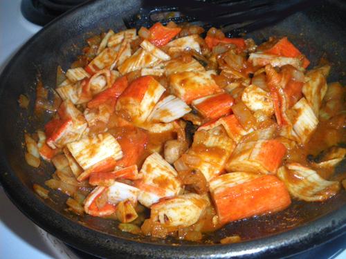 Quick, Easy & Tasty Curried Crab. Photo by Bergy