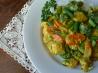 Chicken Tenders With Carrots and Broccoli. Recipe by gemini08